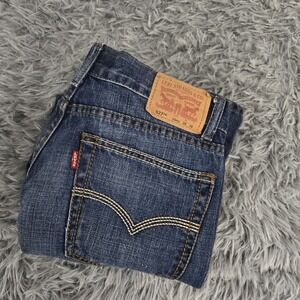 Levis 527 Women 16 28/27* Straight Leg 5 Pockert Flat Front Denim Boot Cut Jeans